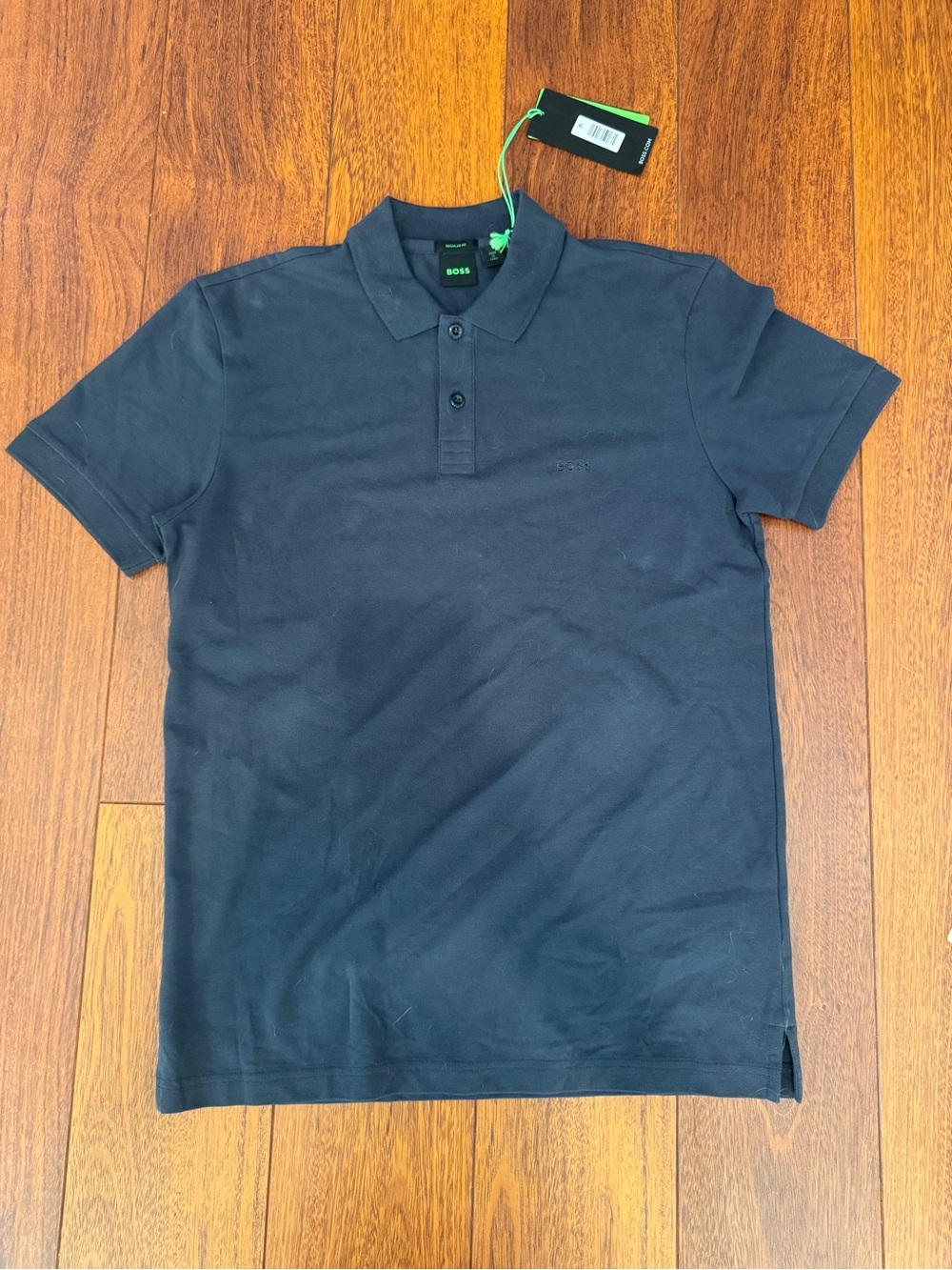 NWT BOSS by Hugo Boss Piro Polo Shirt | Navy Blue | Regular Fit | Size Medium